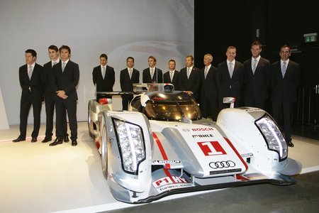 Les pilotes du team Audi Sport en 2012