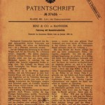 Le brevet de l'automobile de Carl Benz